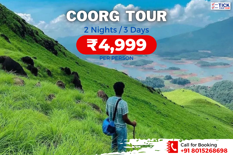 <h5> Coorg Tour Package – ₹4,999 / Person</h5>