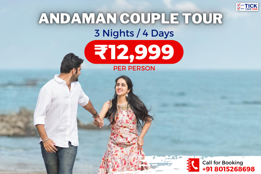 <h5>Andaman Couple Tour package – ₹12,999 / Person</h5>