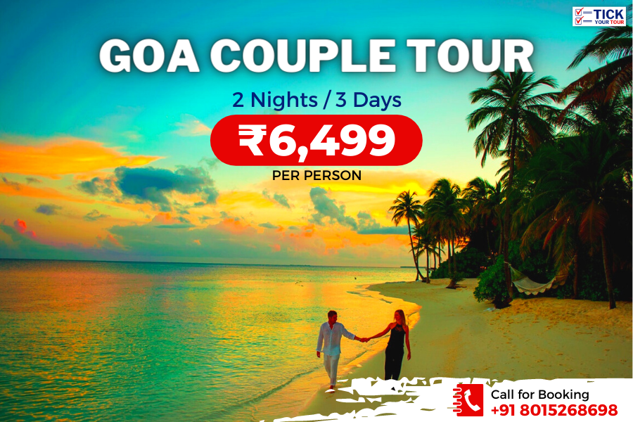 goa tour packages from vadodara for couples